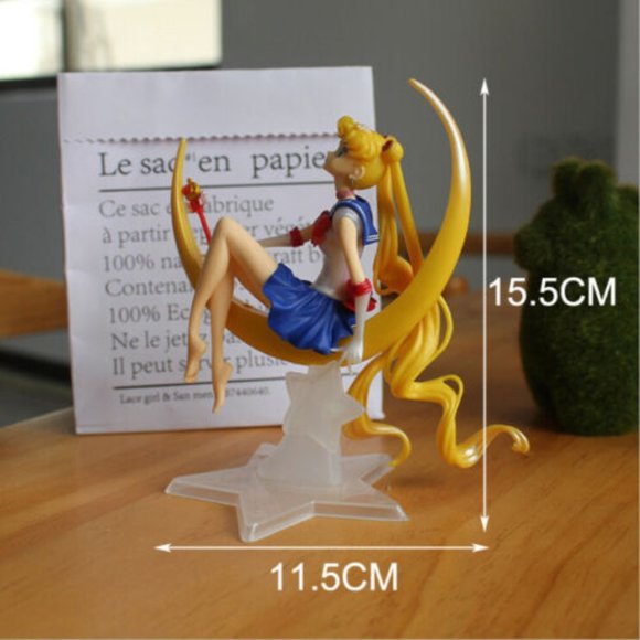 Sailor Moon Tsukino Usagi Anime Action Figure Toy SOLD - Picture 3 of 4